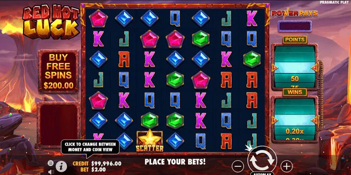 Fitur Bermain Dan Bonus Red Hot Luck